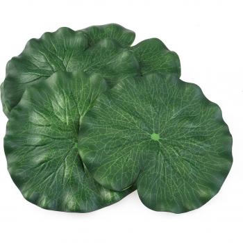 10pcs 18CM Green Floating Lotus Leaf Decorations for Pools
