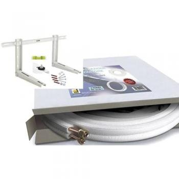 KIT SYSTÈME DE CONDENSAT CLIMATEUR : TUBAGE COPPER 1/4 3/8, 5 m, Raccords et Support