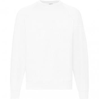 Fruit Of The Loom Sudadera Blanca Hombre Raglán