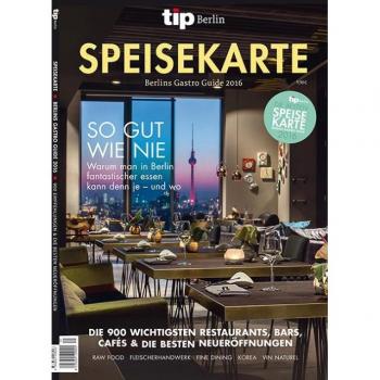 tip Berlin: Speisekarte