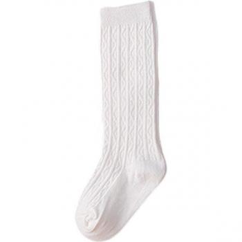 Kniehohe Baby Socken für Mädchen und Jungen, einfarbige warme Socken für den Herbst und Winter