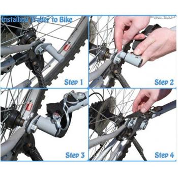 Bicycle Traction Head Steel Hitch