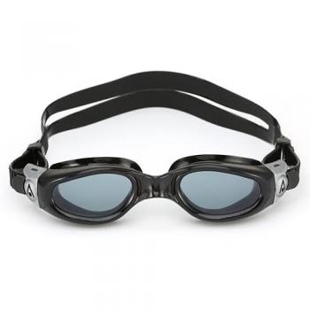 Occhialini da nuoto Aqua Sphere Kaiman Compact Junior neri con lenti blu
