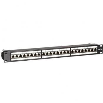 DSIT 19” Netzwerkkabel‑Patchpanel CAT 6a STP – 24 Ports