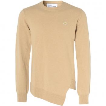 Comme des Garçons x Lacoste Brown Round-neck Knit Sweater, Size M