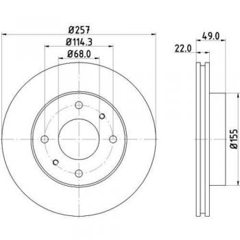 Disc Brake 8DD 355 1