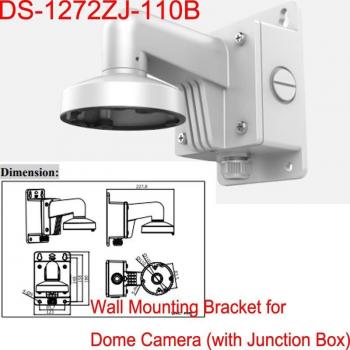 Aluminum Alloy Wall Mount Bracket DS-1272ZJ-110B for Dome Camera DS-2CD2185FWD-I