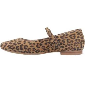 Hush Puppies Women's Leopard Suede Balladeer Shoes (Size 7)