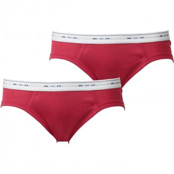 Bikini Corta BVD GOLD 100% Algodón Rojo