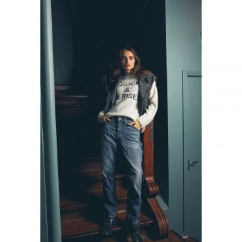 Denim Mujer Le Temps des Cerises Union Cereza Oscuro