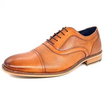 Herbert Frank Holborn Leather Derby – Tan, UK12
