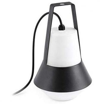 Cat 1 White and Black Outdoor Table Lamp