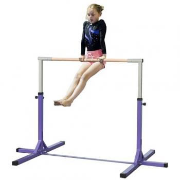 HOMCOM Professional Gymnastics Horizontal Bar for Kids