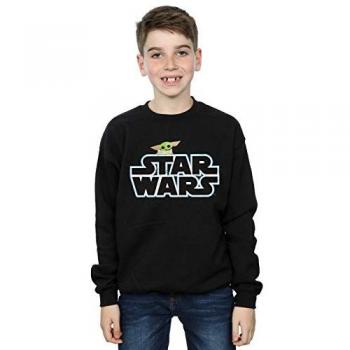 Jungen Sweatshirt The Mandalorian 9-11 Jahre schwarz