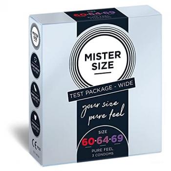 MISTER SIZE 60/64/69 mm Kondome – 3‑Stück Probe