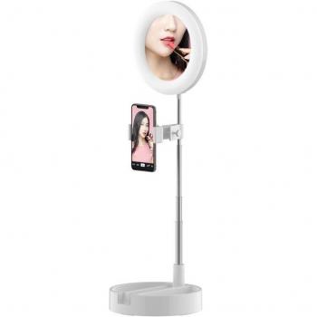 6 Inch Selfie Ring Light with Tripod and Mirror Holder