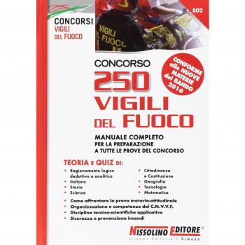 CONCORSO 250 VIGILI DEL FUOCO MANUALE COMPLETO