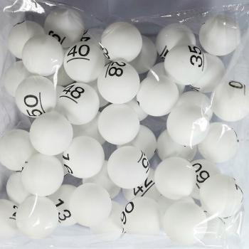 Accesorios de Lotería: Bolas 4x4cm – Pack de 50 unidades