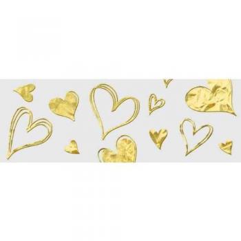 Ludwig Bähr Transparentpapier Golden style 115g/qm A4 VE=5 Blatt Herzen