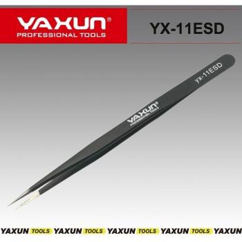 YAXUN YX-11ESD Stainless Steel Straight Tweezers