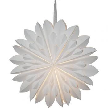 LED Hängeleuchte Papierstern mit Timerfunktion, Ø 60 cm