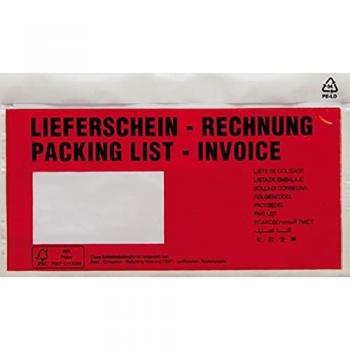 Sacoche Documentaire DIN Long Rouge 250 pcs
