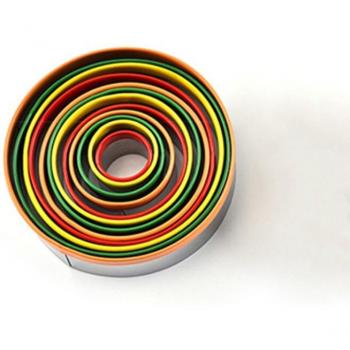 Acero Pastelero 12 Moldes Circulares