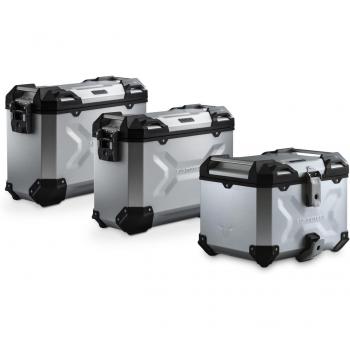 Kit Bagagerie Honda CB500X 13‑ – Accessoire Aventure Argenté