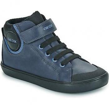 Geox J Gisli Boy Navy Blue High-Top Sneakers