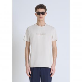 Camiseta Beige MMKS02493 de Antony Morato, Corte Regular Fit
