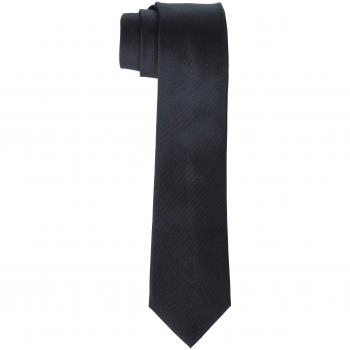 Daniel Hechter Herrenkrawatte 7 cm Schwarz – feine Seide, unifarben