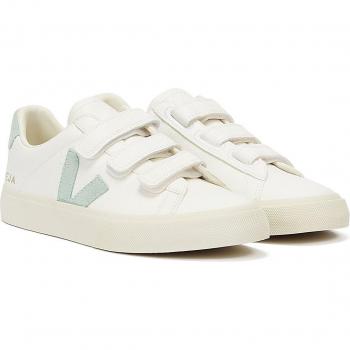 Tappetini di moda Veja Recife donna in bianco e matcha