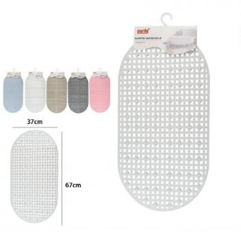 Tapis de Bain en PVC Antidérapant 67x37 cm