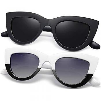 Joopin Retro Cat Eye Sunglasses with UV400 Protection