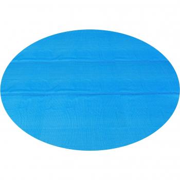 Bâche Solaire Ronde 549 cm Polyéthylène – Bleu Helloshop26