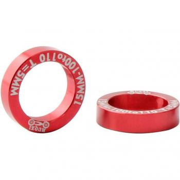 MUQZI Mountain Bike Hub Gasket Set, 2 Pcs, 3/5mm Conversion Washers