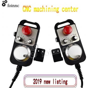 Volant de contrôle électronique CNC 4/6 axes 5V avec système d'arrêt d'urgence