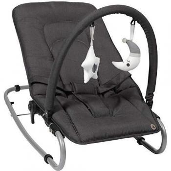 Topmark Toby Kindersitz-Wippe in Schwarz, Spielbogen inklusive – T7031.BLACK06