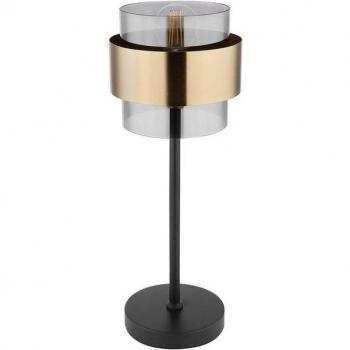 Lampe de chevet vintage en métal noir