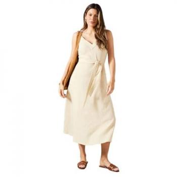 Wallis Women’s Stone Midi Dress – Textured Fit & Flare