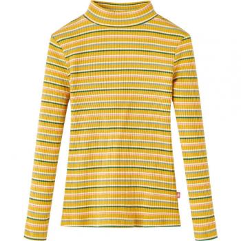T-shirt enfant manches longues faux col roulé 2 couleurs