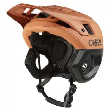 Oneal Trapper Solid Casco Negro-Marrón M/L