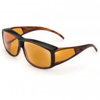 Eschenbach Large Lens Over Sunglasses in Light Brown