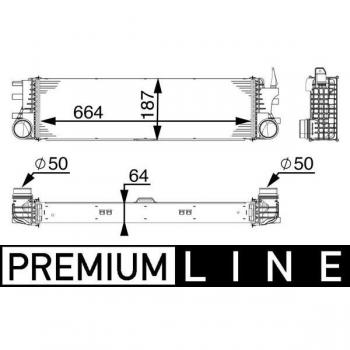 BEHR Premium Line Intercooler CI 180 000P