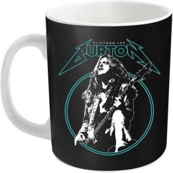 Mug Limpio Metallica Cliff Burton Live One Size Negro/Blanco