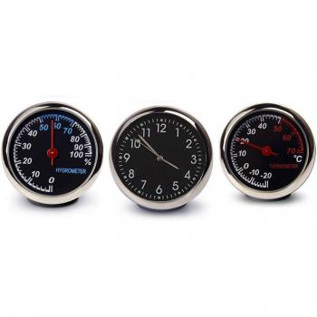 Tri-Temp Watch: Reloj Cuarzo Luminoso + Termómetro + Higrómetro