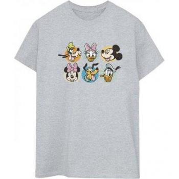 T-shirt en coton pour femme Mickey Mouse et ses amis