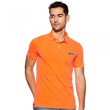 Polo Superdry Hyper Classic Pique Arancione XL Uomo
