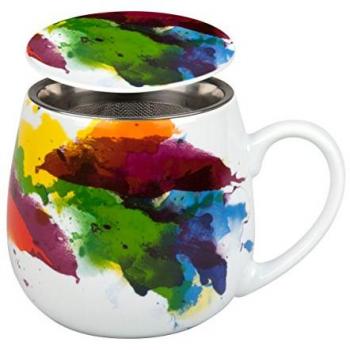 Könitz On Colour Flow Tasse mit Sieb 420 ml