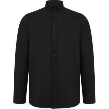 Camisa Henbury Blanca para Hombre de Manga Larga